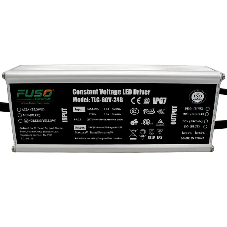 Bakit Pumili ng High PF 24V 60W Constant Voltage LED Driver?