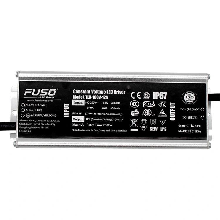 Mataas na PF 12v 100w Constant Voltage Led Driver