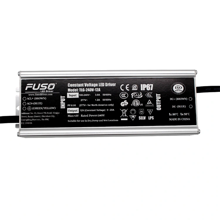 Mataas na PF 12v 240w Constant Voltage Led Driver