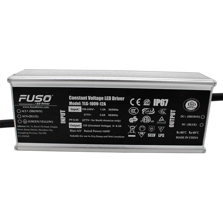 Mataas na PF 24v 100w Constant Voltage Led Driver