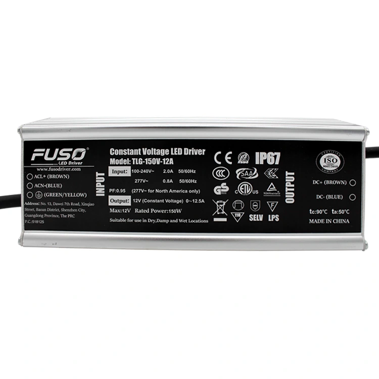 High Pf 24v 150w Constant Voltage Led Power Supply