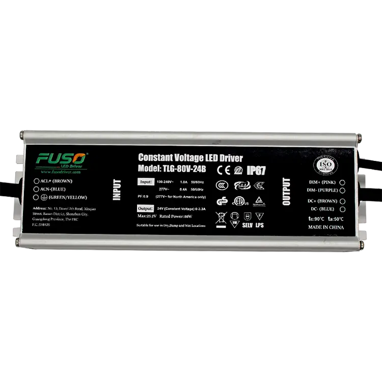 High PF 80w Constant Voltage Led Driver